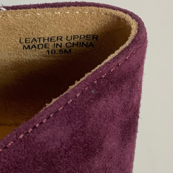 TALBOTS FRANCESCA BOW-FRONT DRIVING LOAFER FLATS -academia suede loafer 10.5M - Picture 12 of 13